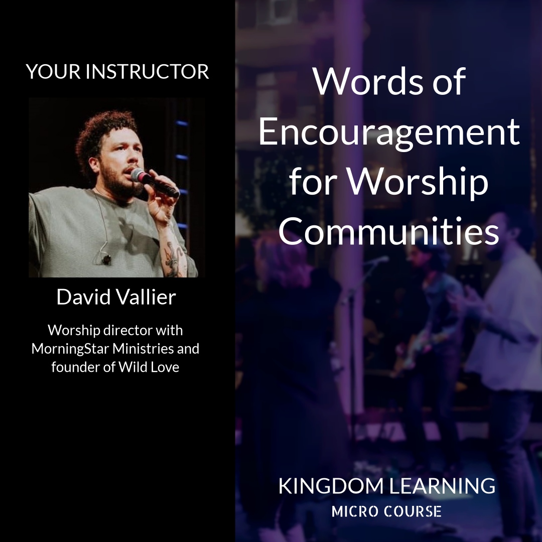 Micro Course /// David Vallier - Words of Encouragement for 