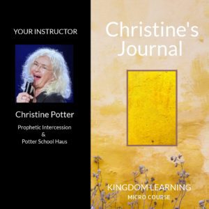Christine Potter /// Christine’s Journal Entries